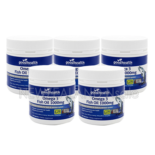 굿헬스 오메가3  1000mg 150캡슐 5통