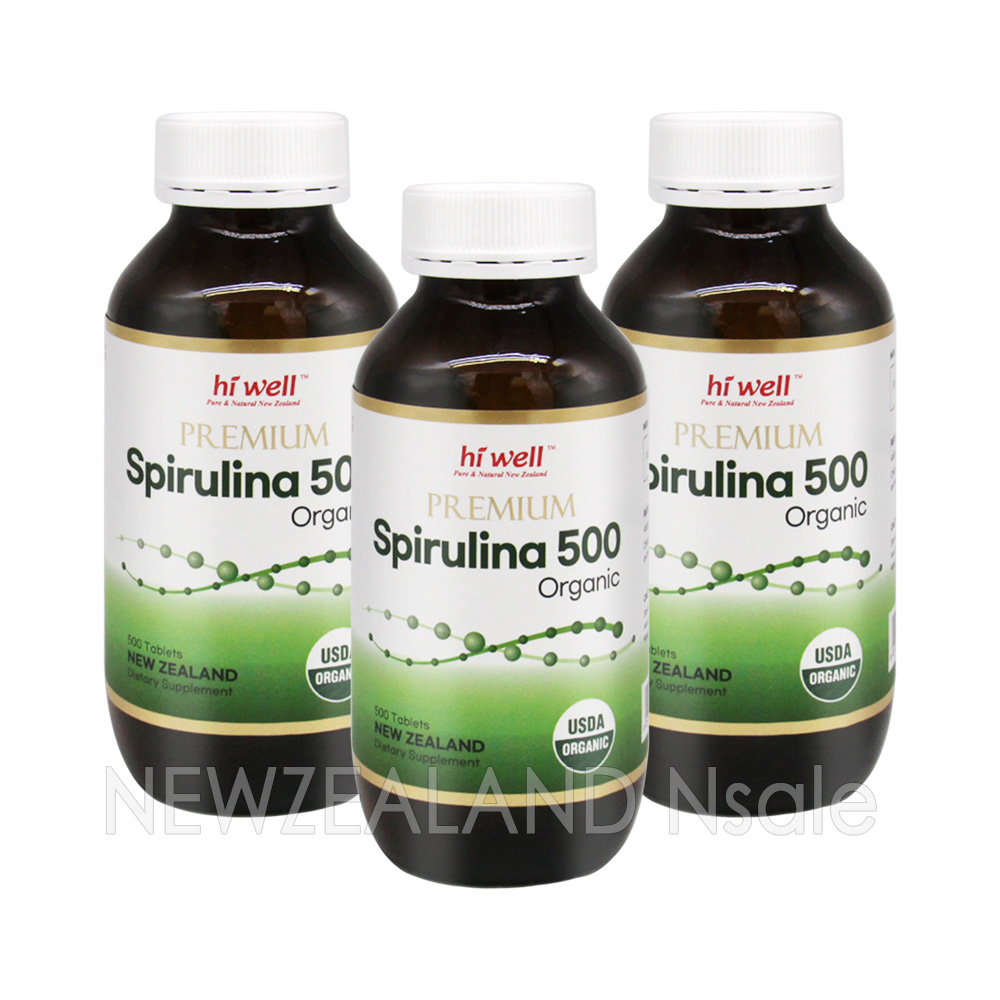 하이웰 프리미엄 스피루리나 500mg 500정 3통