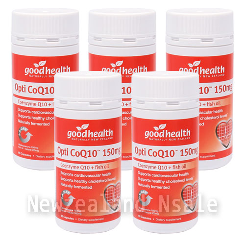 굿헬스 코엔자임Q10 150mg 60캡슐 5통