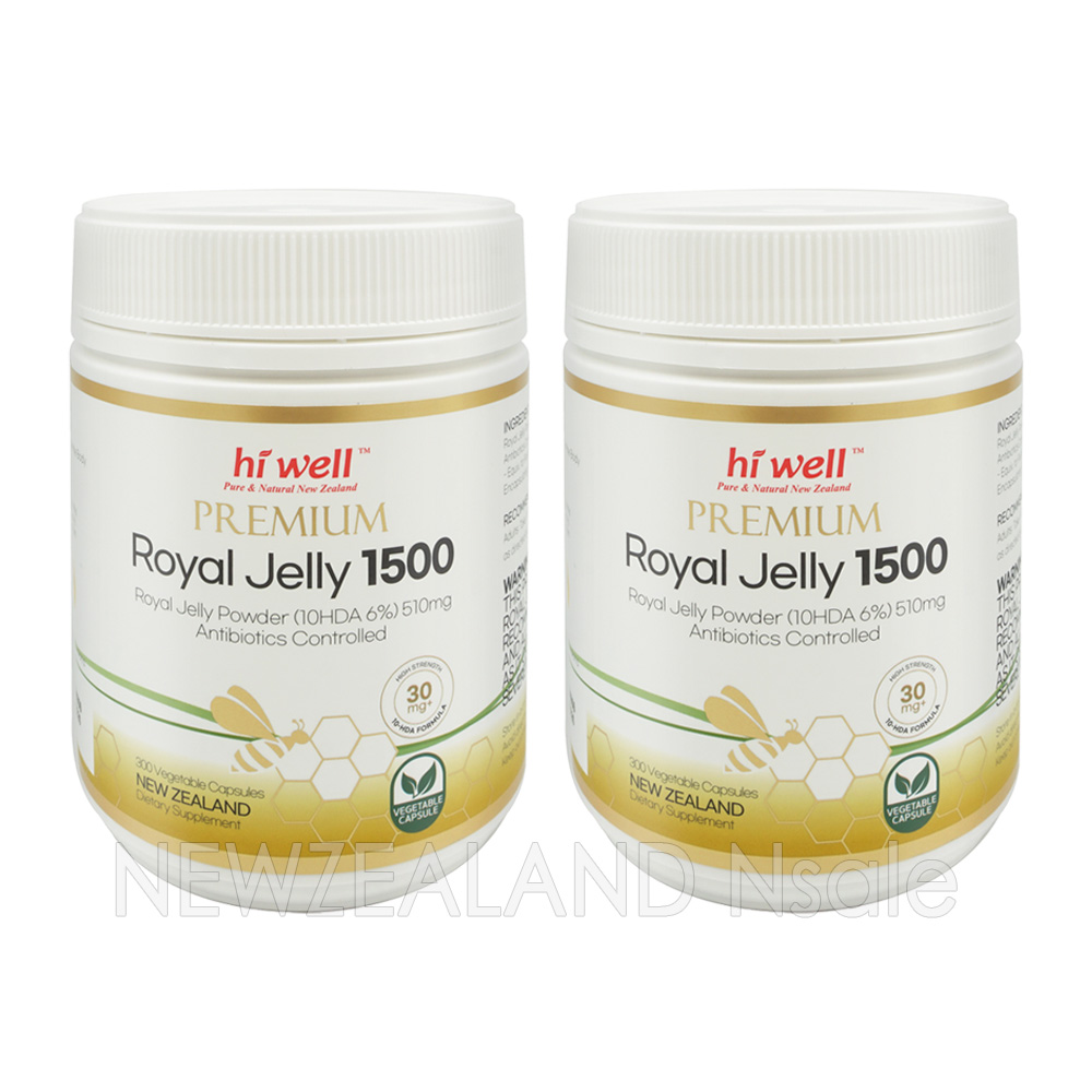 하이웰 프리미엄 고농축 로얄제리 1500mg 300캡슐 (10HDA 6%) 2통