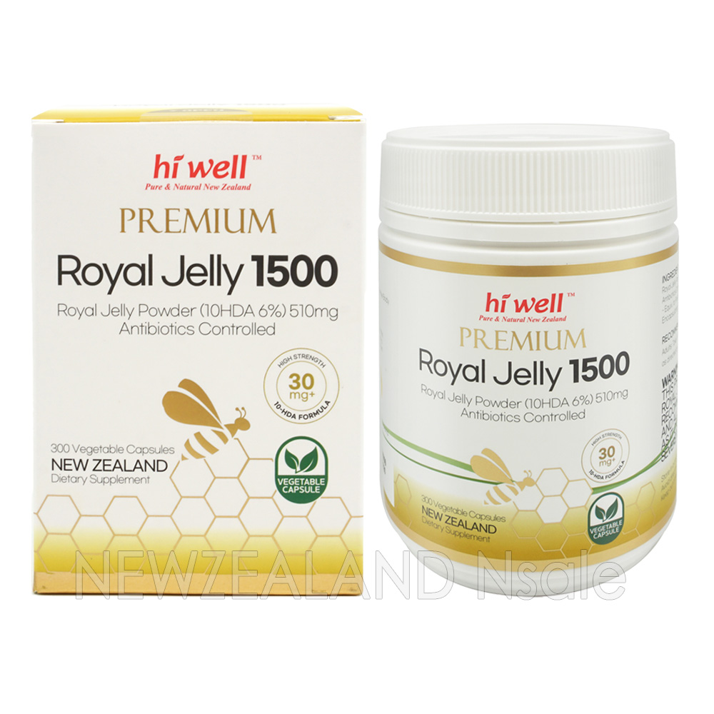 하이웰 프리미엄 고농축 로얄제리 1500mg 300캡슐 (10HDA 6%) 1통
