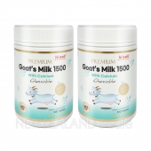 하이웰 프리미엄 산양유 1500mg 300정 딸기맛(칼슘이 우유의 10배) 2통