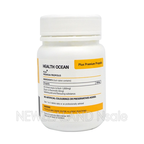 (온가족 프로폴리스 정제) 헬스오션 플러스 프로폴리스(2정당 플라보노이드 60mg) 180정제 3통(5%할인)