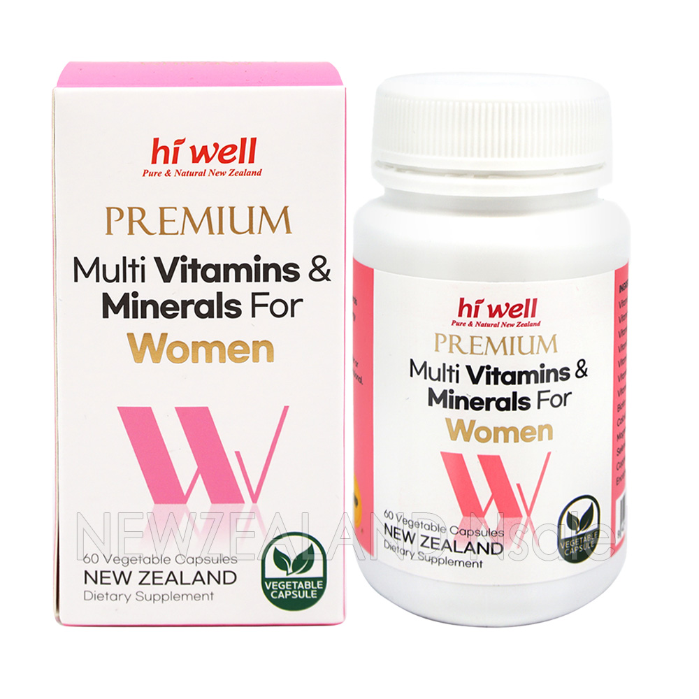 하이웰 여성용 프리미엄 멀티비타민 미네랄 60캡슐(베지캡슐) 1통