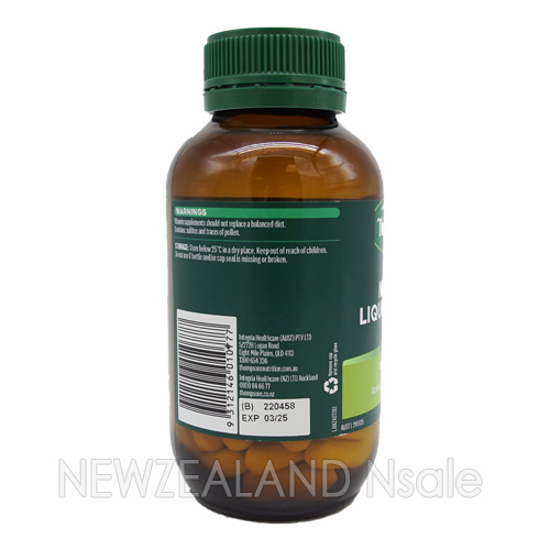 톰슨 리퀴드 칼슘 60캡슐 1병 (흡수가 좋은 액상칼슘)