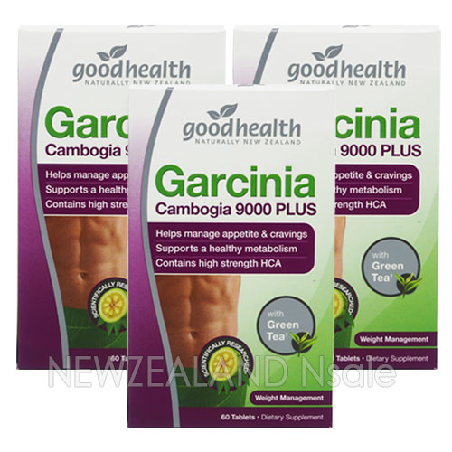 굿헬스 가르시니아 캄보지아 9000플러스 그린티 60정 3통 *