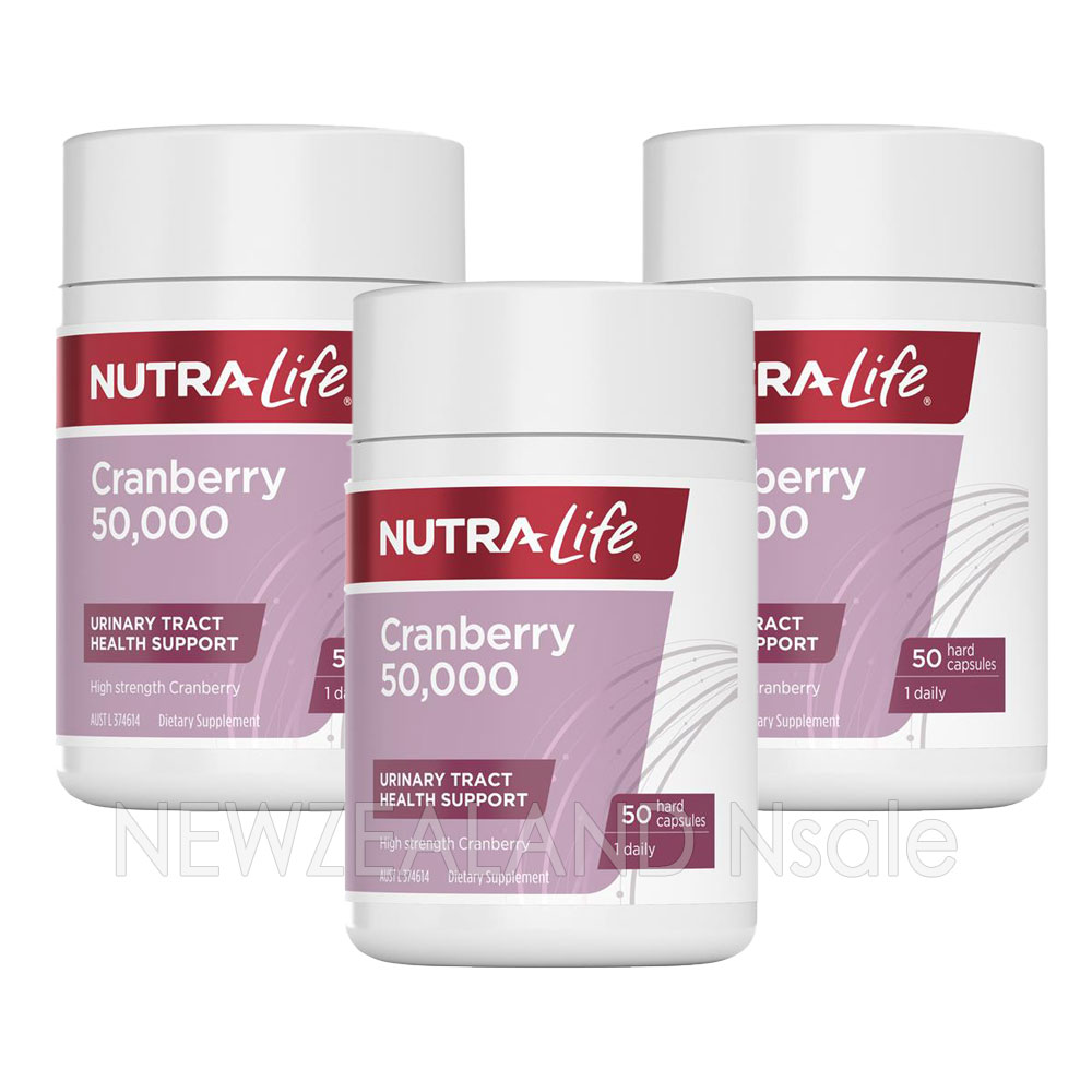 뉴트라라이프 크랜베리 50000 50캡슐 3통