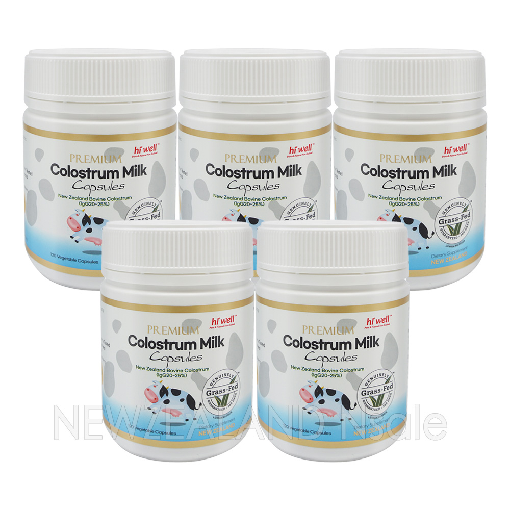 (캡슐)하이웰 프리미엄 초유 500  120캡슐 5통