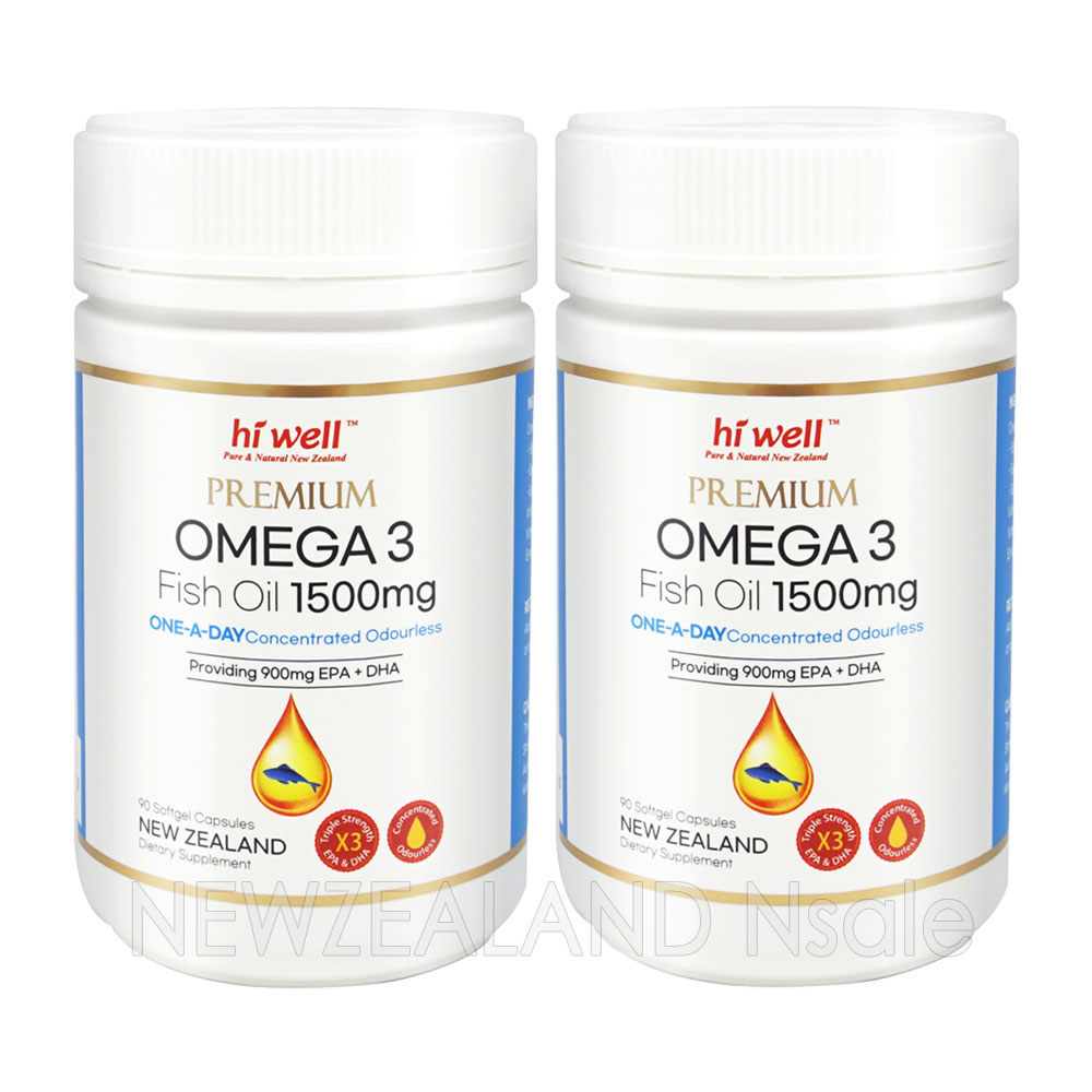 하이웰 프리미엄 오메가3 원어데이 1500mg 90캡슐 2통