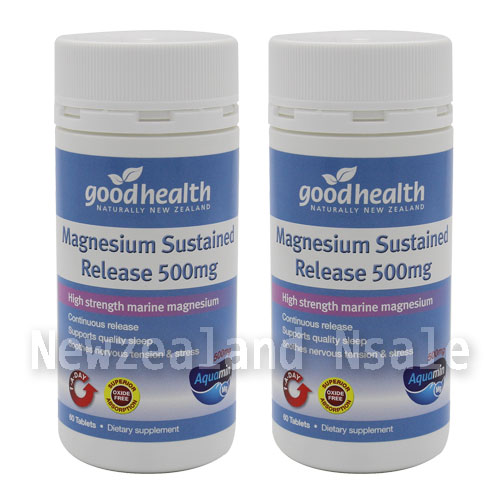 굿헬스 마그네슘 써스테인 릴리즈 500mg 60정 2통