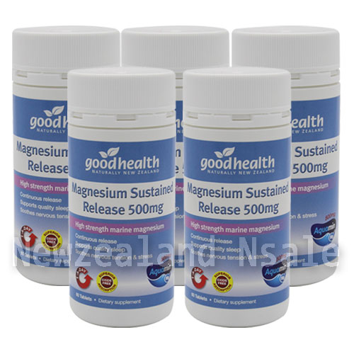 굿헬스 마그네슘 써스테인 릴리즈 500mg 60정 5통