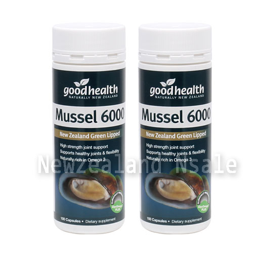 굿헬스 녹색입홍합 6000mg 100캡슐 2통