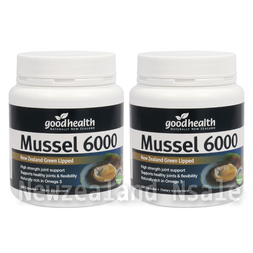 굿헬스 녹색입홍합 6000mg 300캡슐 2통