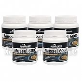 굿헬스 녹색입홍합 6000mg 300캡슐 5통