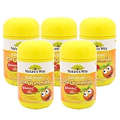 (오더베이스)네이쳐스웨이 비타구미 비타민C+아연 60정 5개
