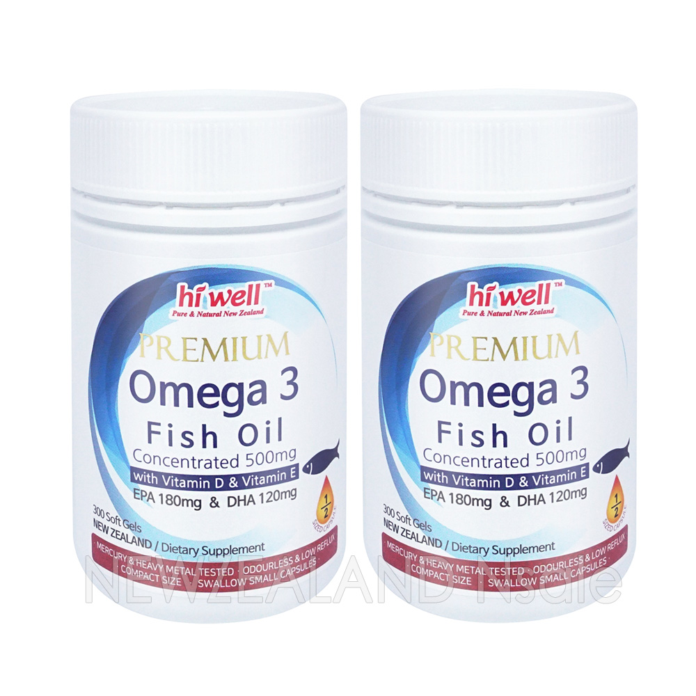 하이웰 프리미엄  rTG 오메가3 피쉬오일 300소프트젤 2통