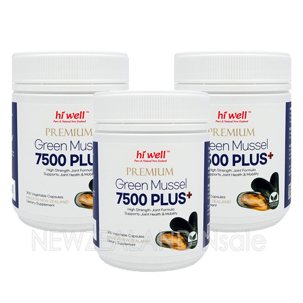 하이웰 프리미엄 초록입홍합 7500mg 플러스 300베지캡슐 3통