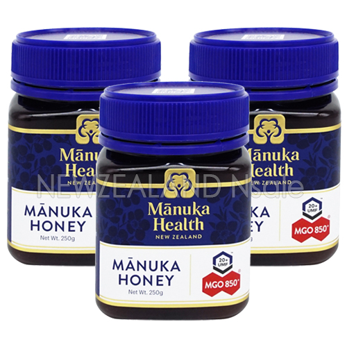 마누카헬스 마누카꿀 MGO850+ 250g 3통