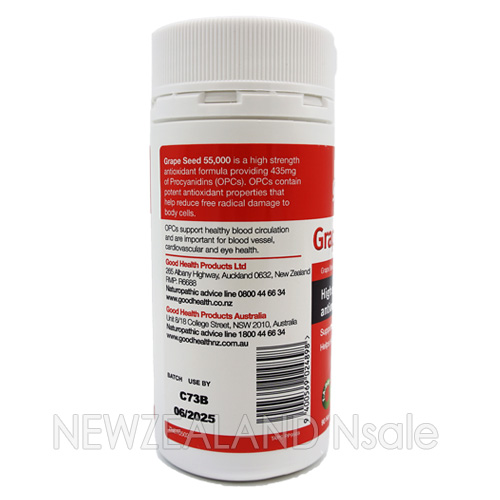 굿헬스 포도씨추출물 Grape Seed 55,000mg 90캡슐 2통