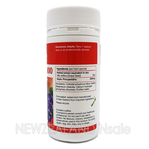 굿헬스 포도씨추출물 Grape Seed 55,000mg 90캡슐 3통