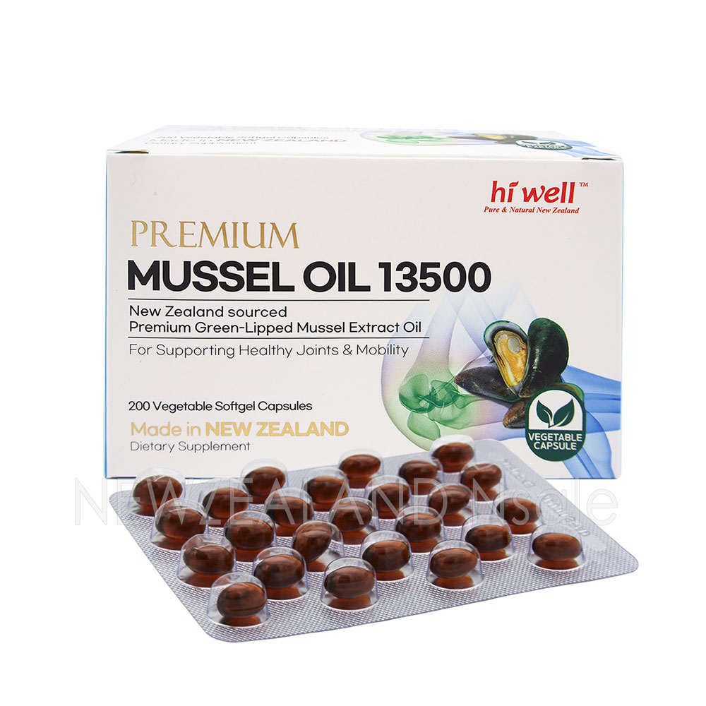 하이웰 프리미엄 초록입홍합 오일 13500mg 200캡슐 1박스