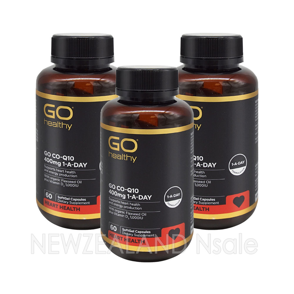 고헬씨 고 코엔자임 큐텐 CO-Q10 원어데이 400mg 60캡슐 3통