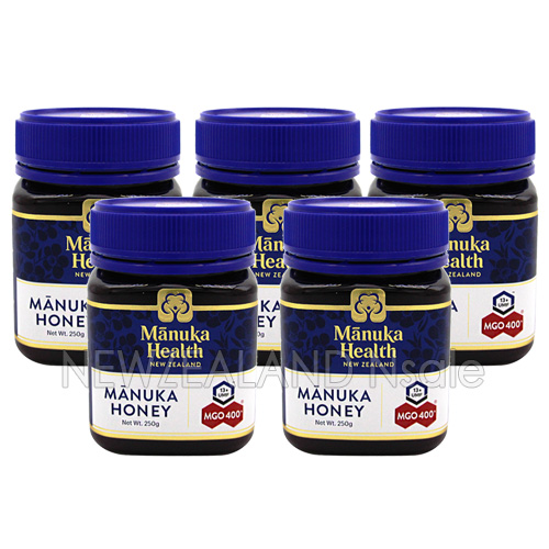 마누카헬스 마누카꿀 MGO400+ 250g 5통
