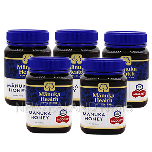 마누카헬스 마누카꿀 MGO263+ 500g 5통
