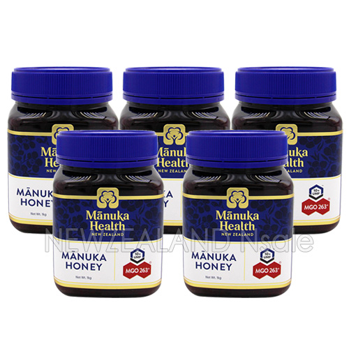 마누카헬스 마누카꿀 MGO263+ 1kg 5통