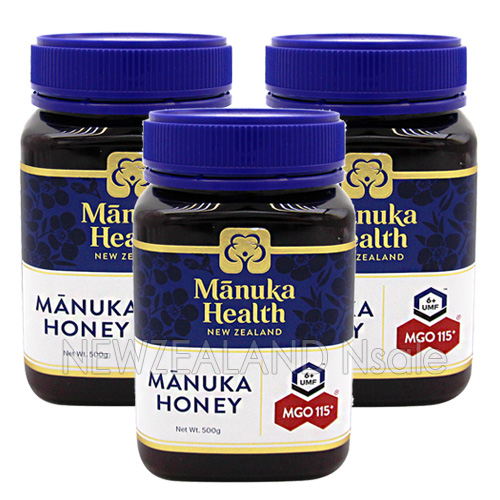 마누카헬스 마누카꿀 MGO115+ 500g 3통