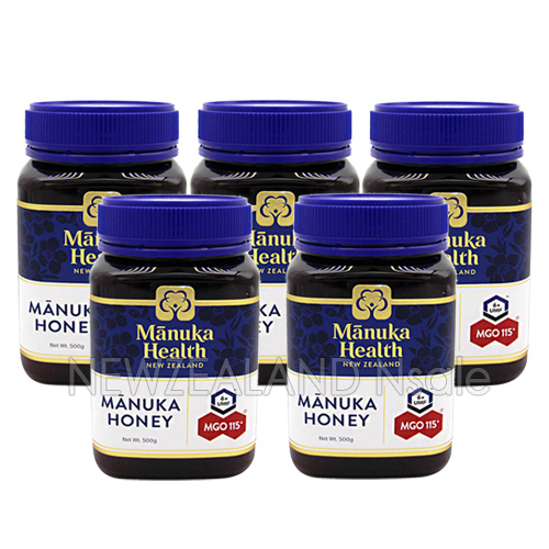 마누카헬스 마누카꿀 MGO115+ 500g 5통