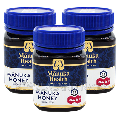 마누카헬스 마누카꿀 MGO263+ 250g 3통