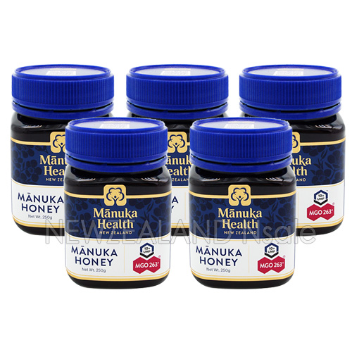 마누카헬스 마누카꿀 MGO263+ 250g 5통