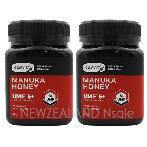 콤비타(Comvita) UMF5+ 마누카꿀 1kg 2통 대용량 