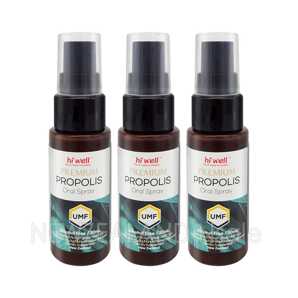 하이웰 프로폴리스 UMF 20+, MGO 830+ 구강스프레이 30ml 3통