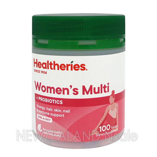 헬써리스 우먼스 멀티 비타민 위드 프로바이오틱 원어데이 100정 1통