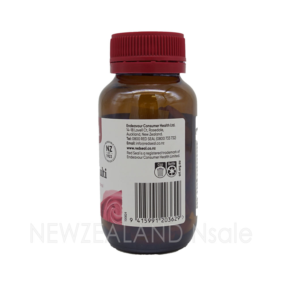 (오더베이스) 레드씰 여성 멀티비타민 원어데이 60정 1통 *