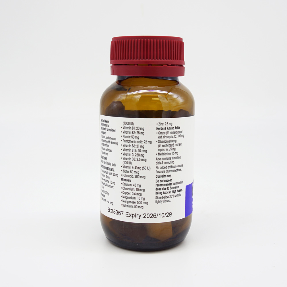 (오더베이스) 레드씰 남성 멀티비타민 원어데이 60정 3통