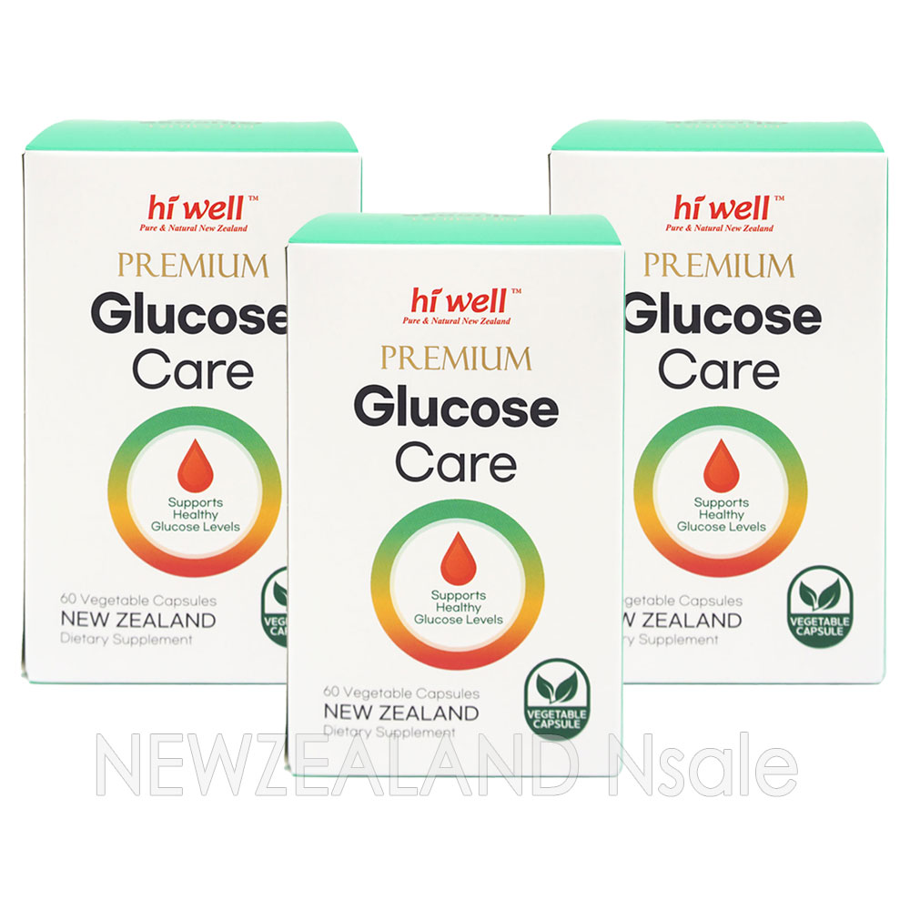 (리뉴얼)하이웰 프리미엄 글루코스케어 60베지캡슐 3통