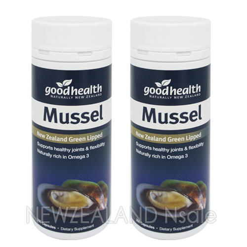 굿헬스 녹색입홍합 1500mg 200캡슐 2통