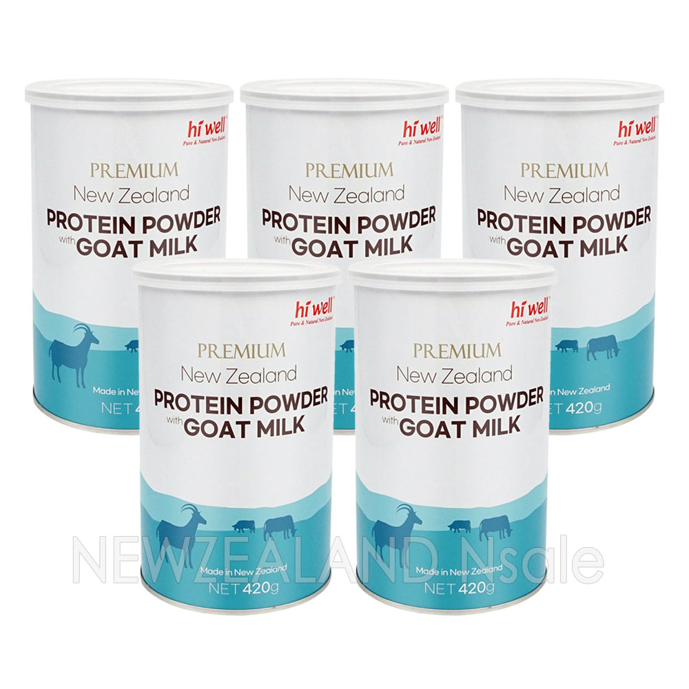 하이웰 프리미엄 뉴질랜드 단백질파우더(with 산양유) 420g 5통