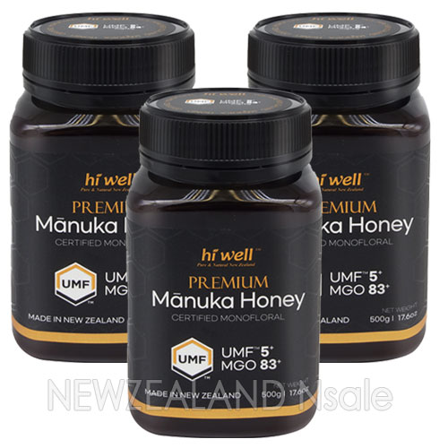 하이웰 프리미엄 마누카꿀 UMF5+ 500g 3통