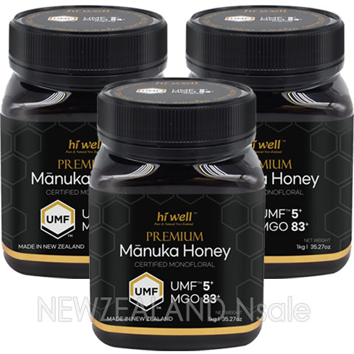 하이웰 프리미엄 마누카꿀 UMF5+ 1kg 3통