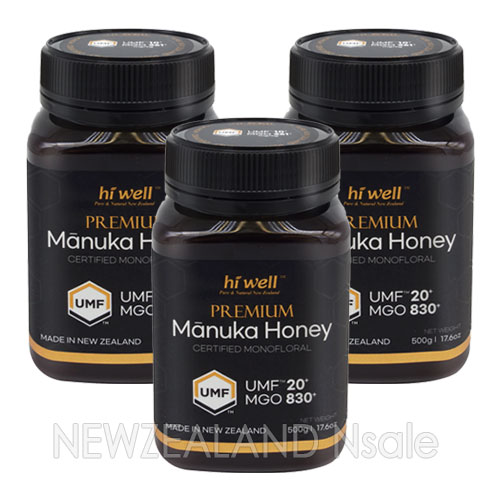 하이웰 프리미엄 마누카꿀 UMF20+ 500g 3통