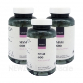 비타핏 식이유황 MSM 600mg 200캡슐 3통