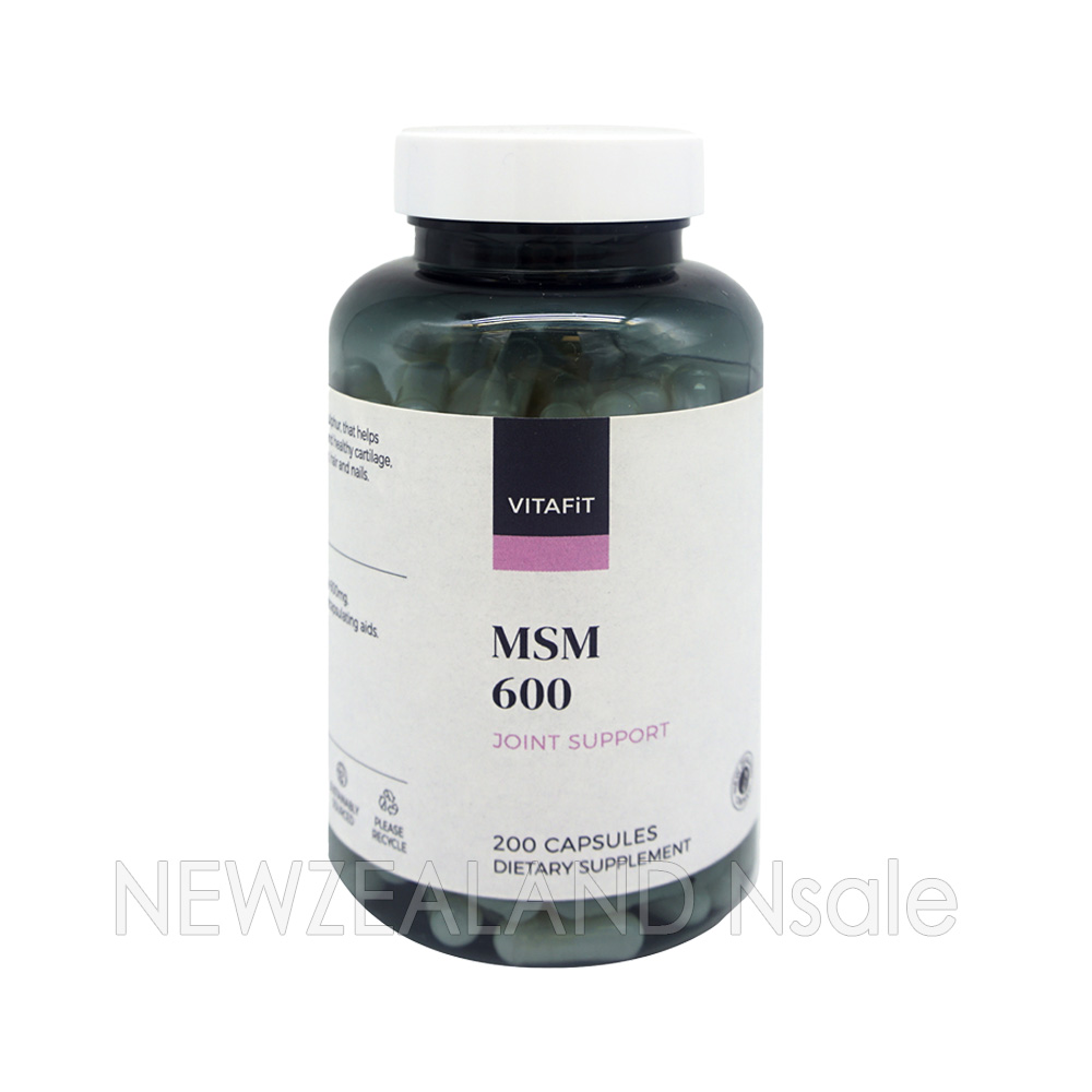 비타핏 식이유황 MSM 600mg 200캡슐 1통